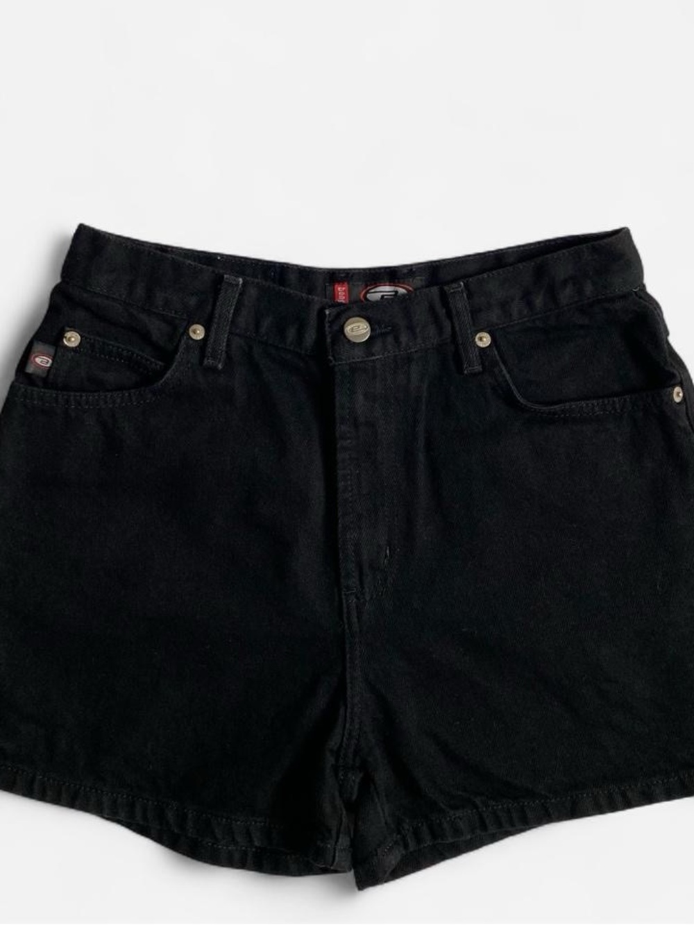 Bongo vintage black denim shorts